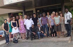 Motec at the doorsteps of VRA Hospital, Akosombo