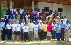 Motec with some of workshop participants at Akosombo 20th October