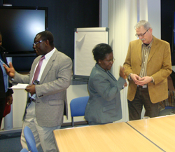 Motec-MIDA book donation to Nurses College at Nkawkaw