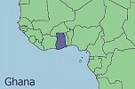 Map of Ghana