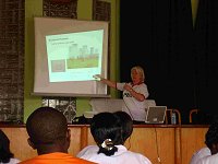 Patti lectures on Radiology at Koforidua
